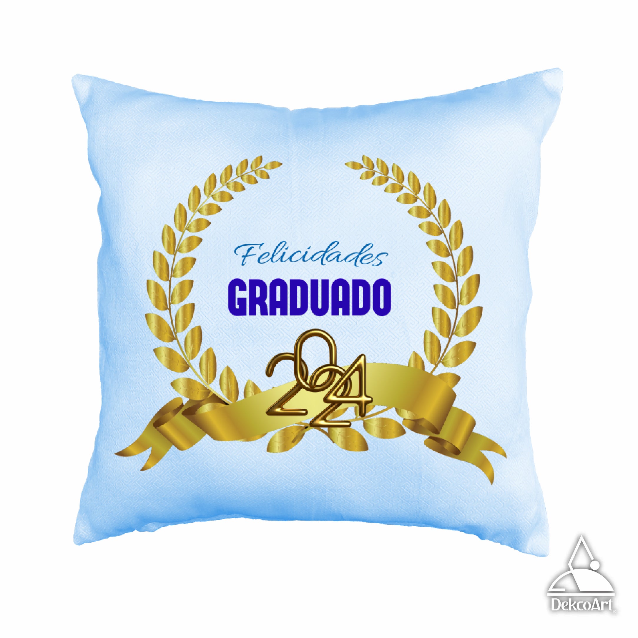 COJÍN FELICIDADES GRADUADO