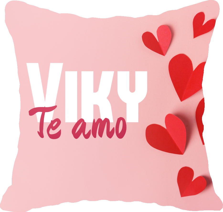 COJÍN DE AMOR PERSONALIZADO