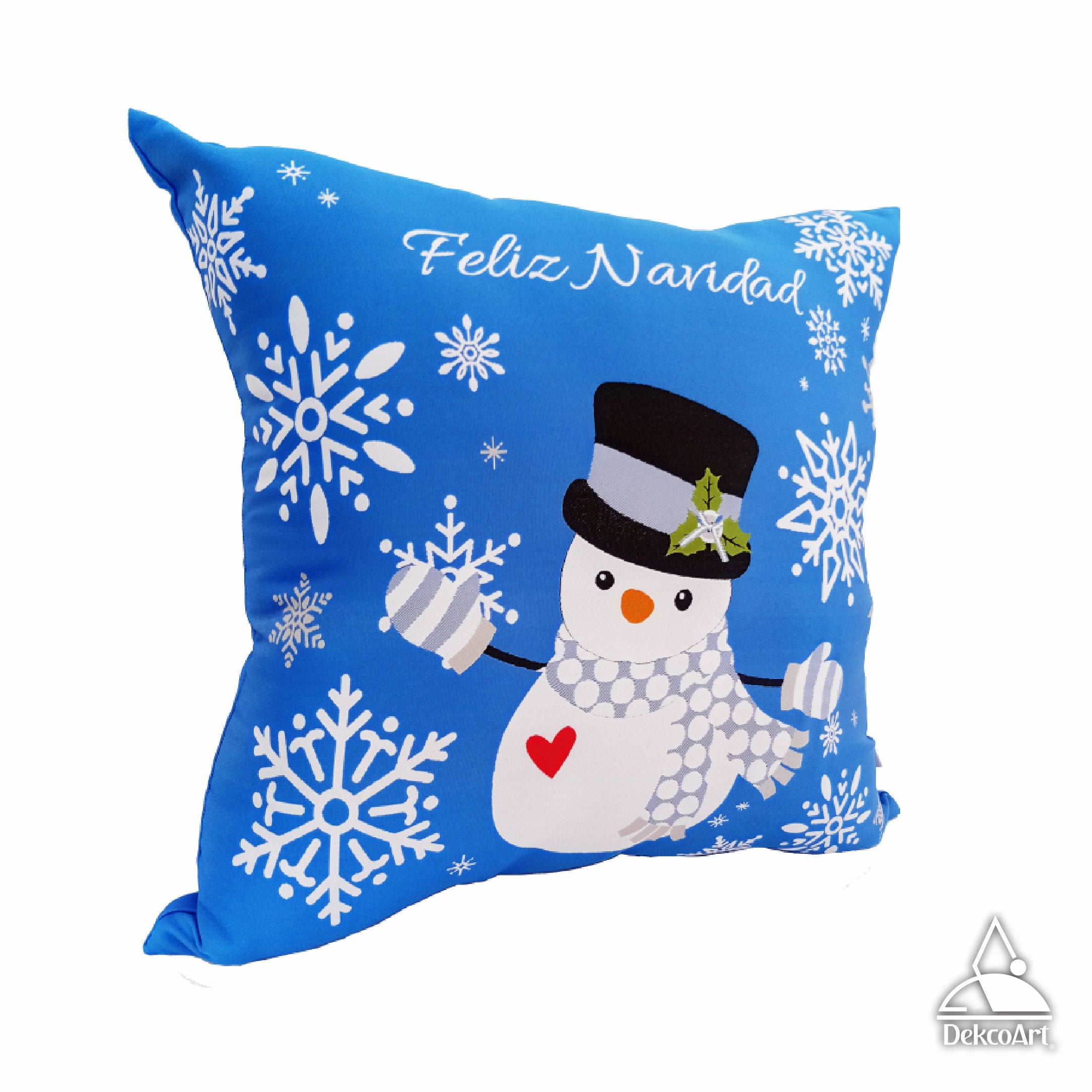 PAR DE COJINES MUÑECO DE NIEVE