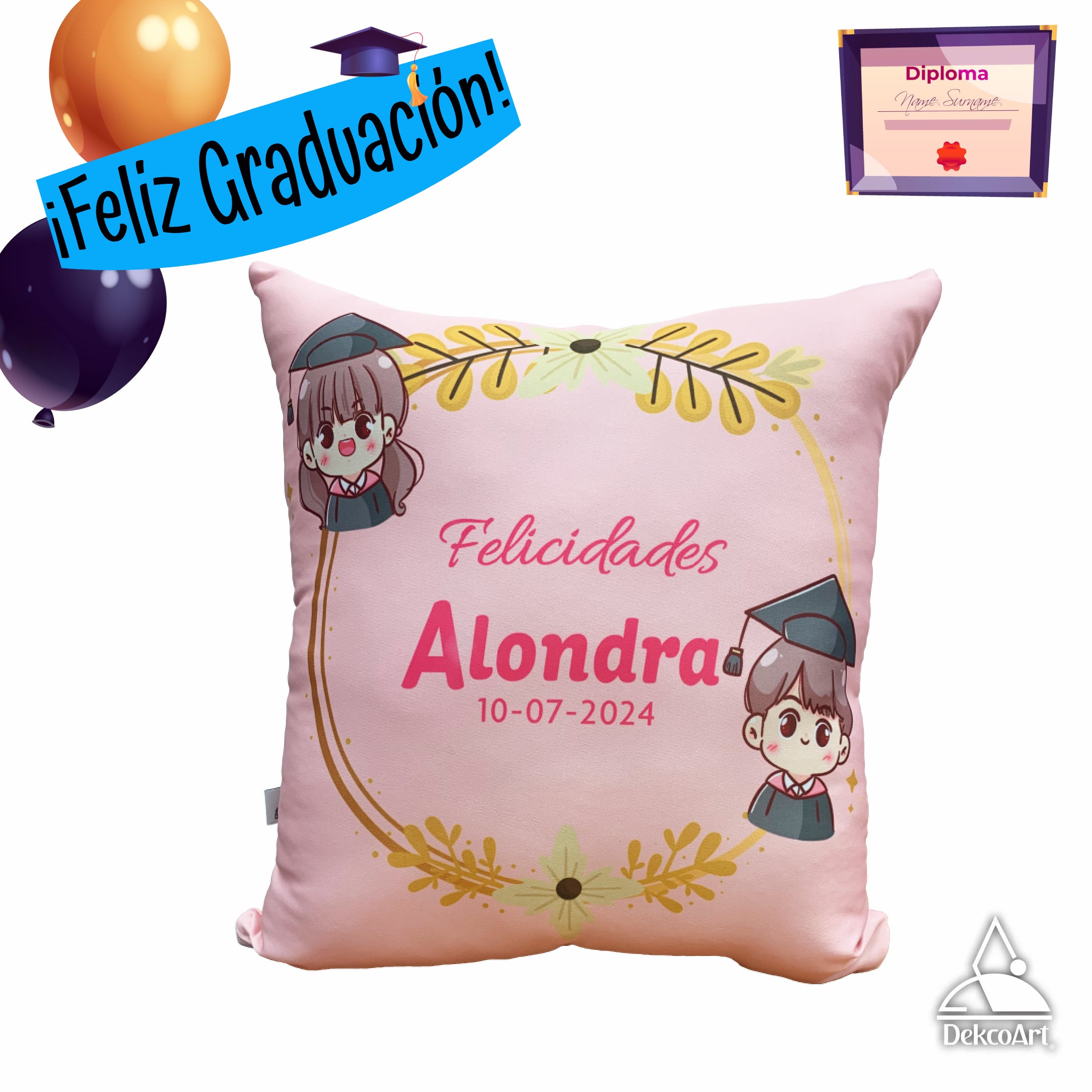 COJÍN DE GRADUACIÓN