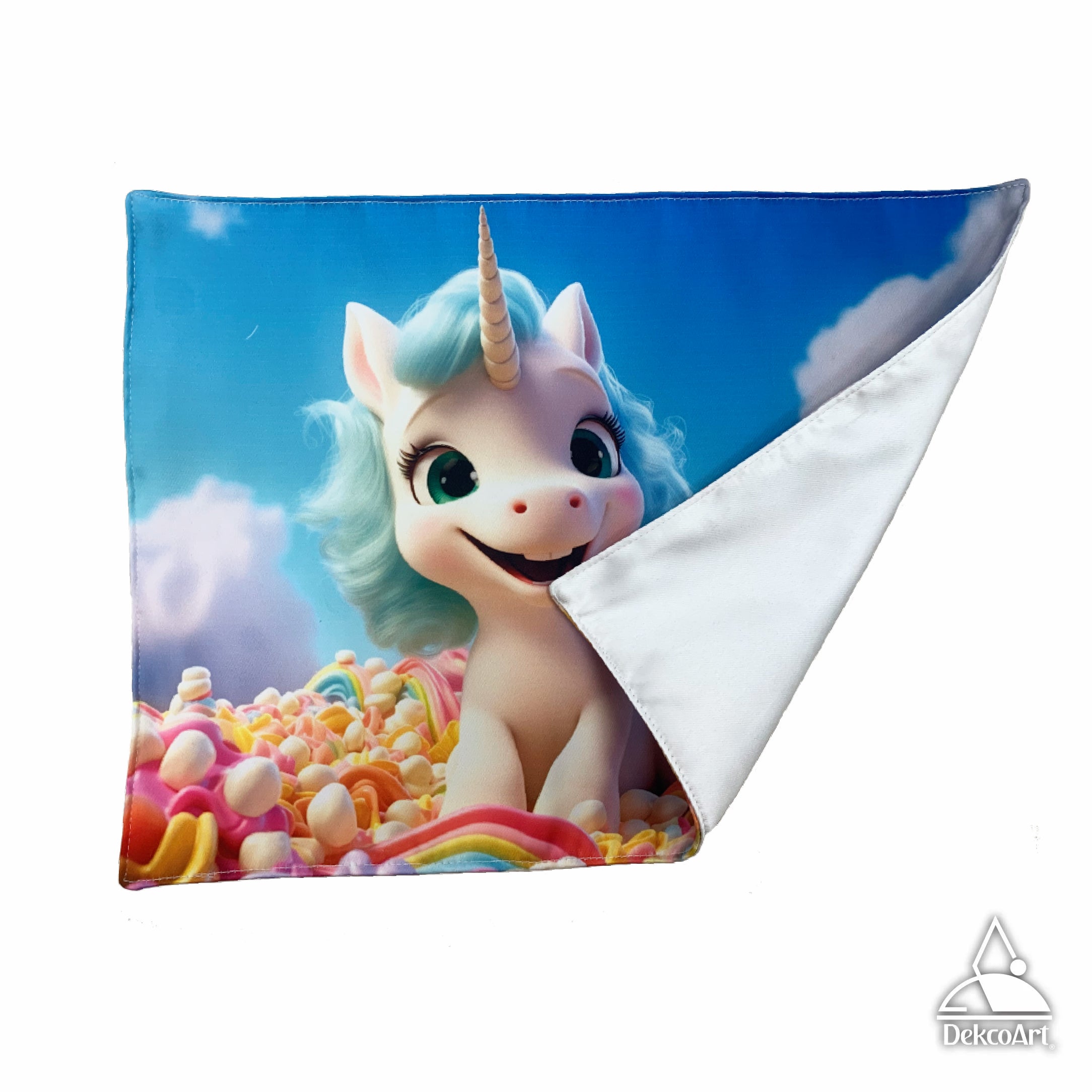 MANTEL INDIVIDUAL UNICORNIO