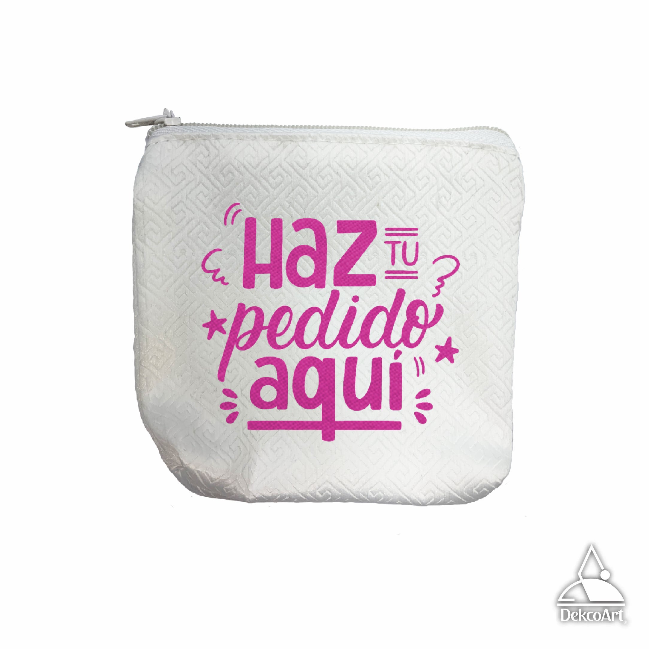 MONEDERO TEJIDO PERSONALIZADO