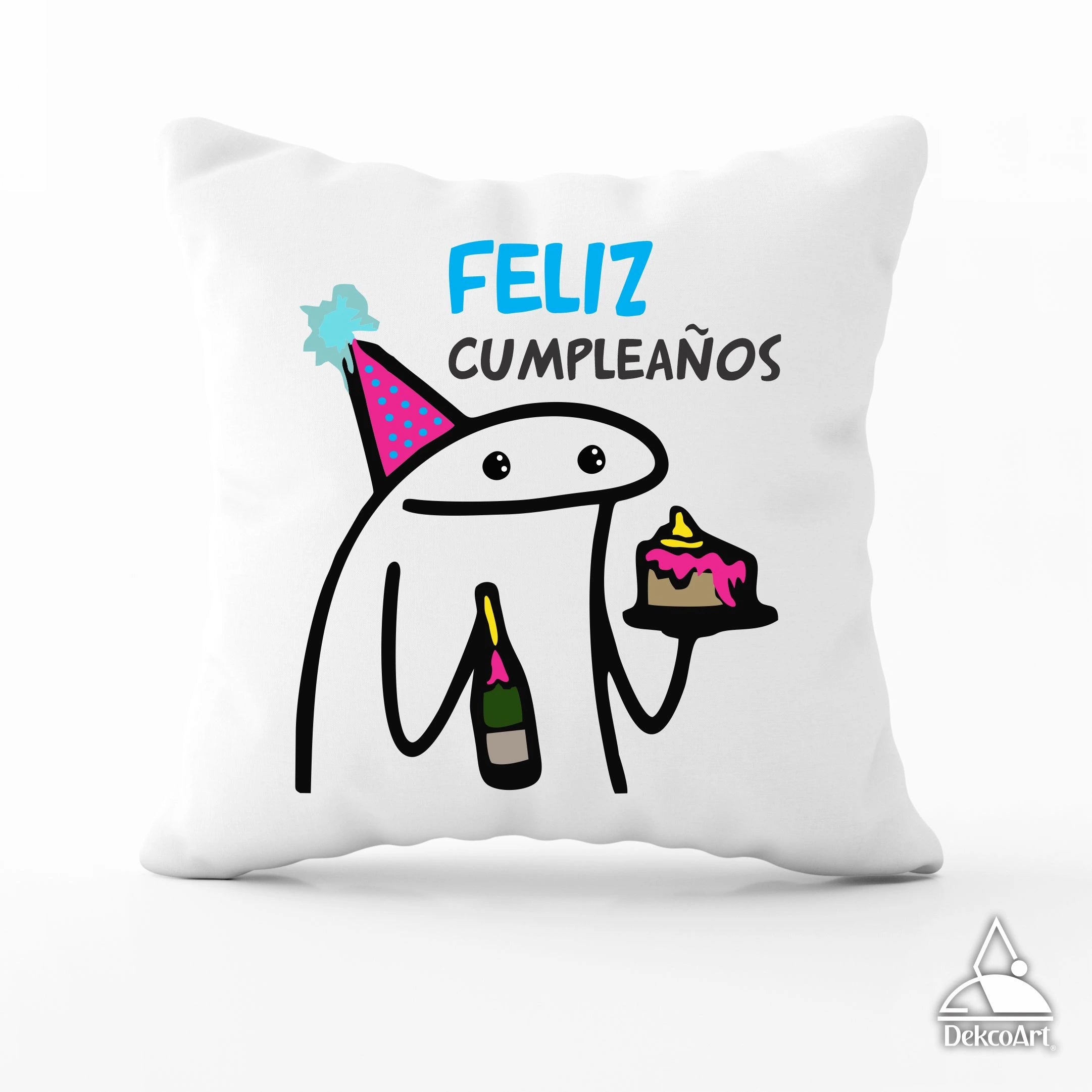 COJÍN FELIZ CUMPLEAÑOS