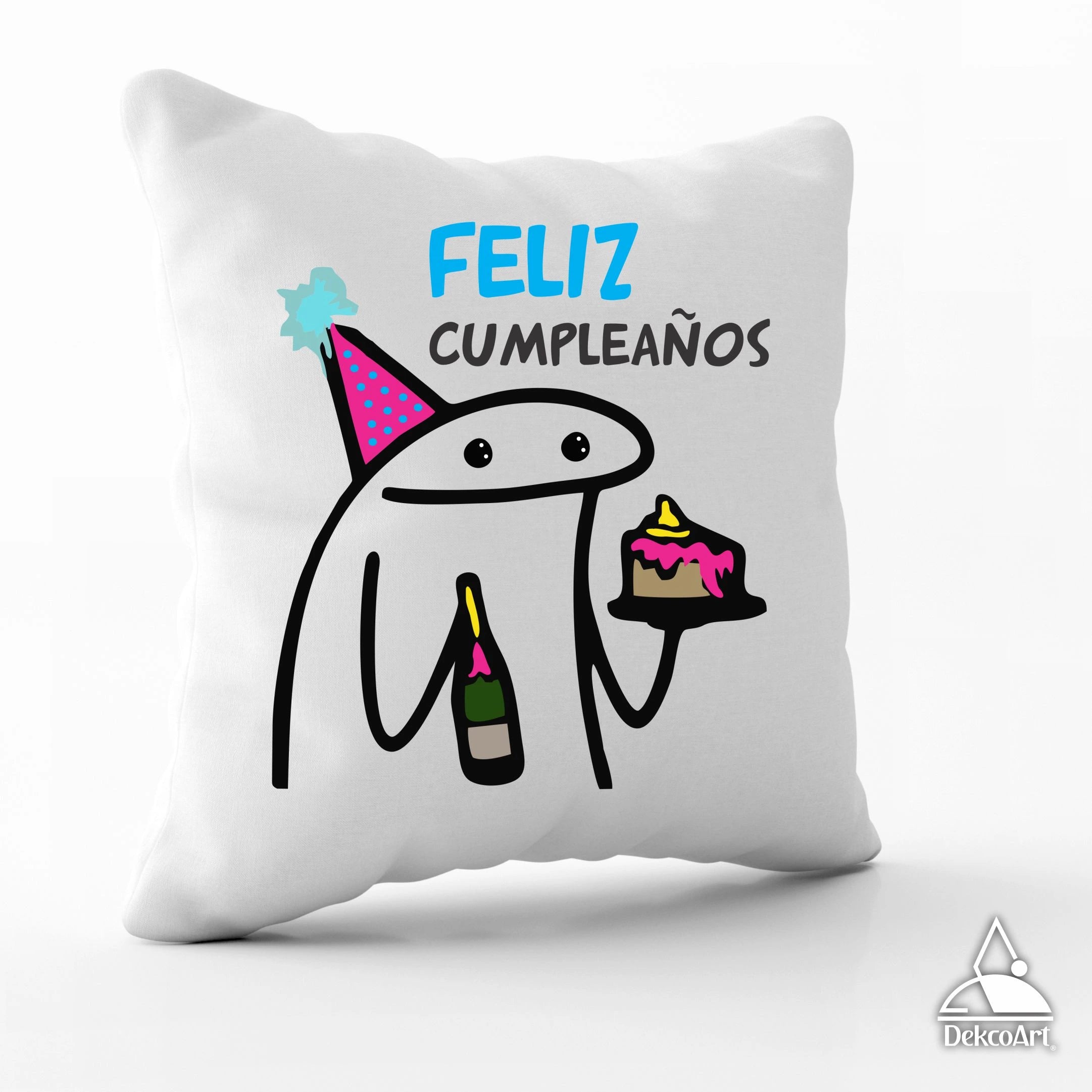 COJÍN FELIZ CUMPLEAÑOS