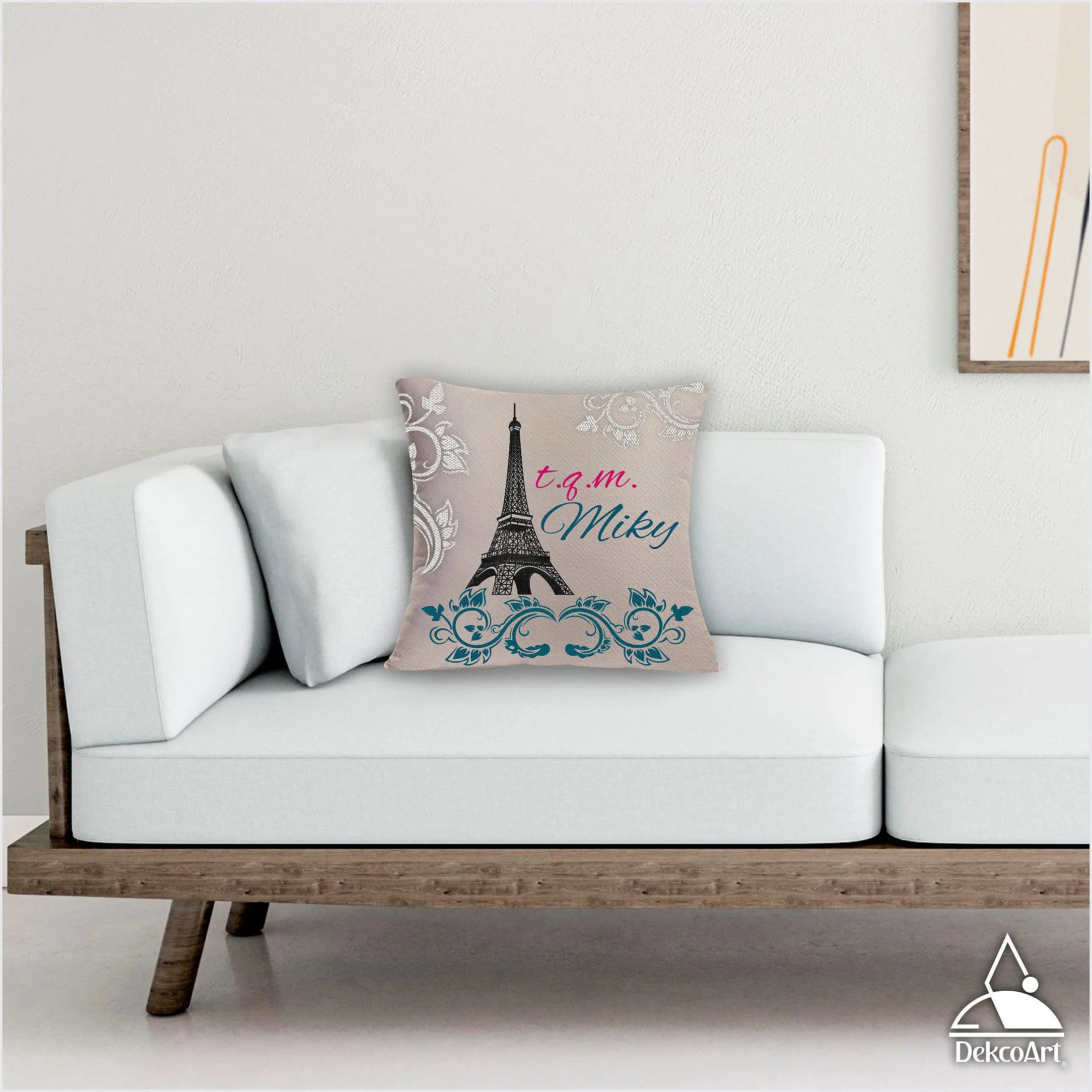COJÍN TORRE EIFFEL LOVE
