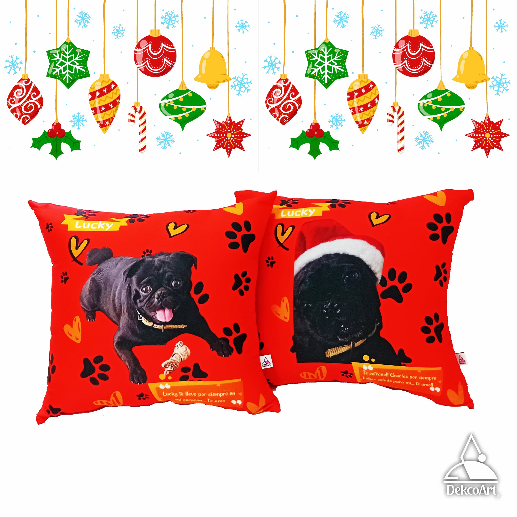 COJINES DE NAVIDAD MY PET