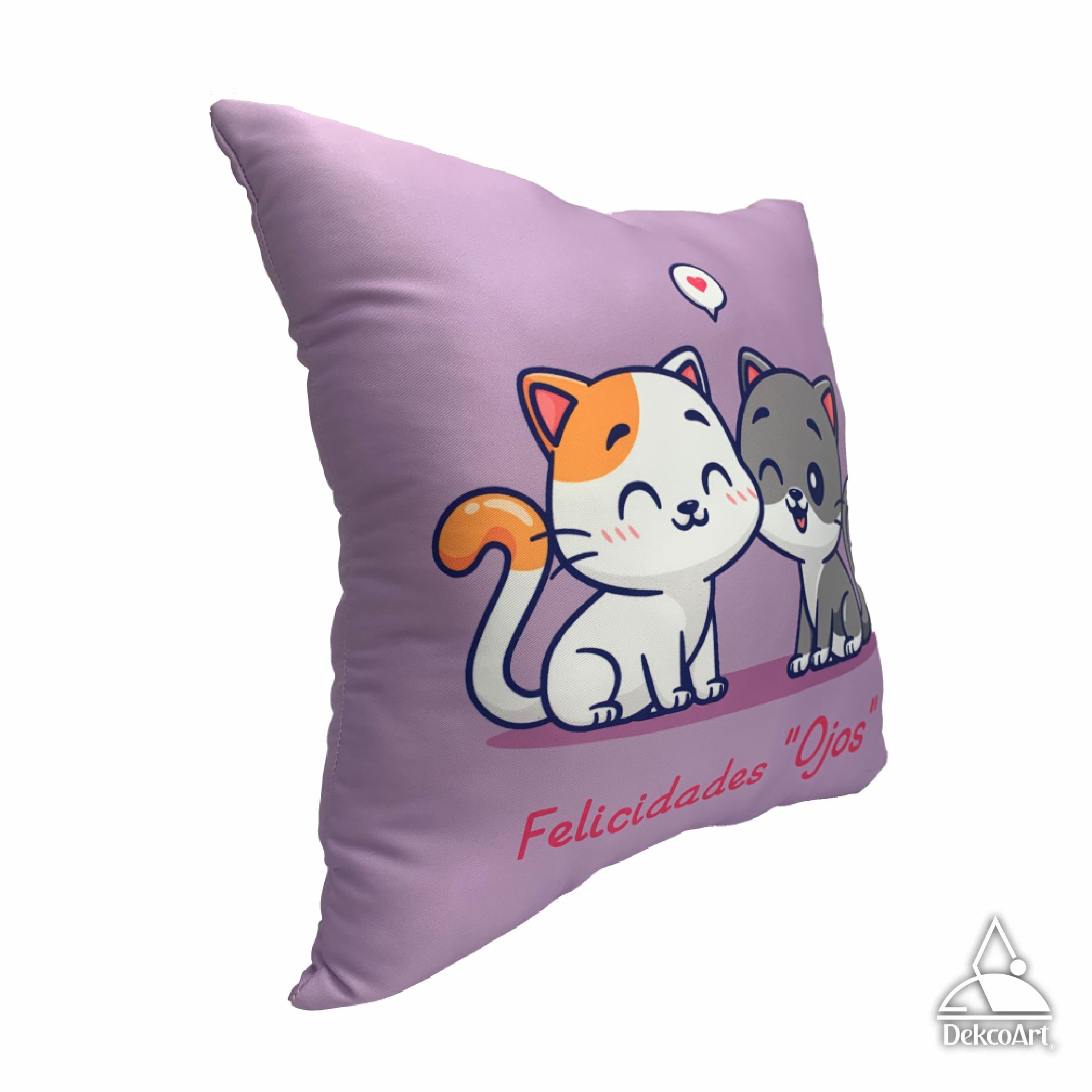 COJÍN DE GATITOS PERSONALIZADO