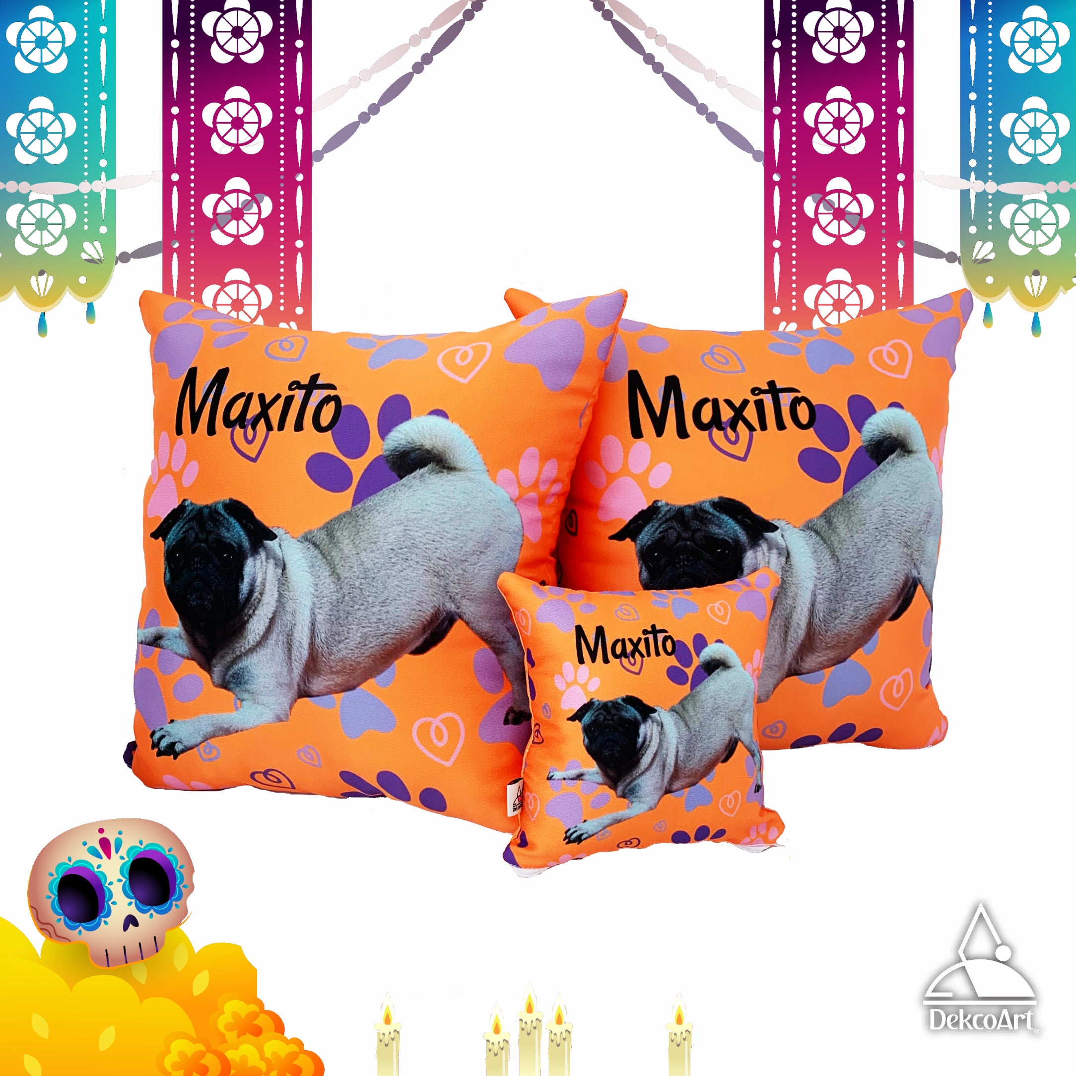 COJÍN HALLOWEEN PERRO