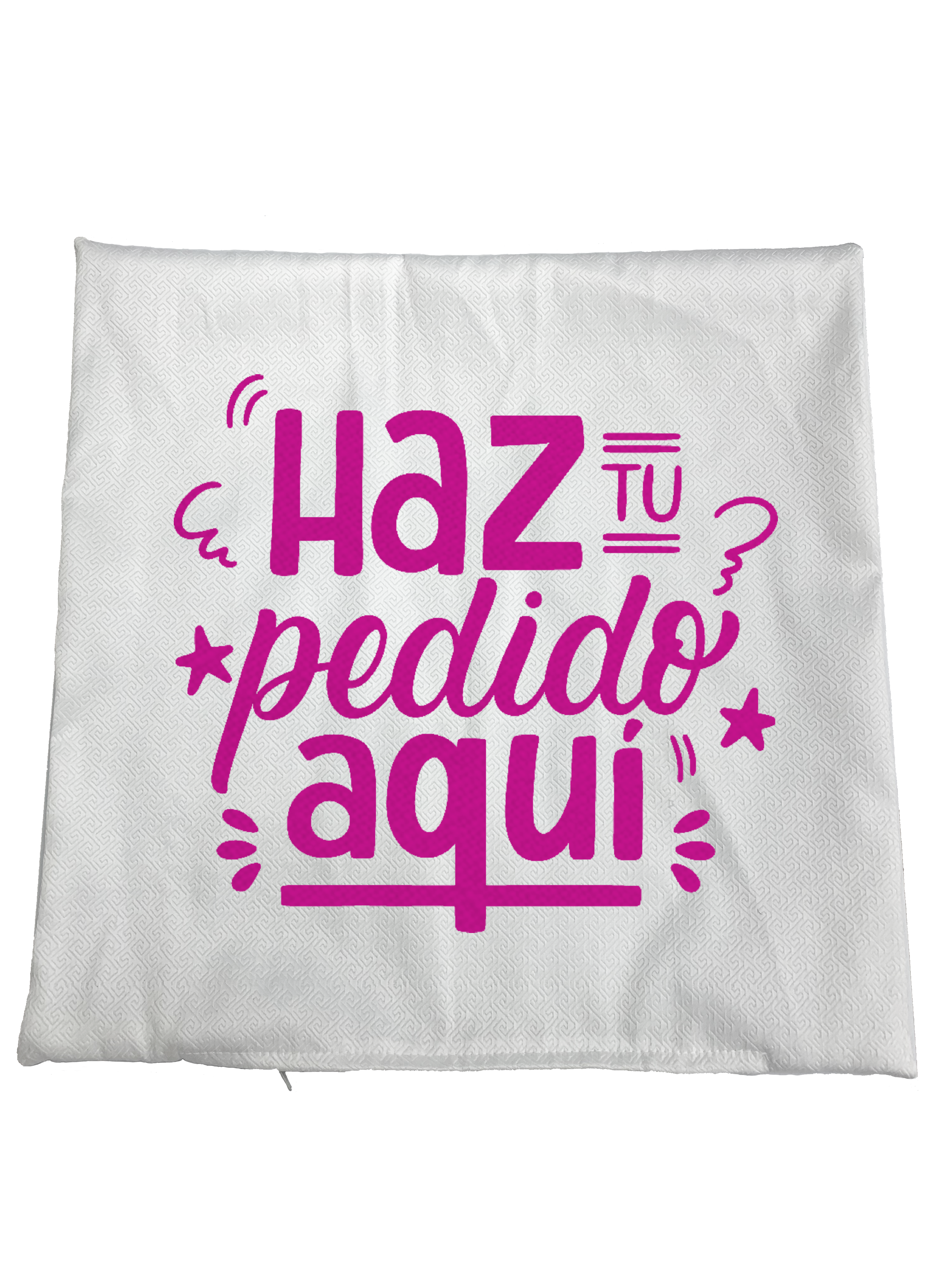 FUNDA DE COJÍN FRASES