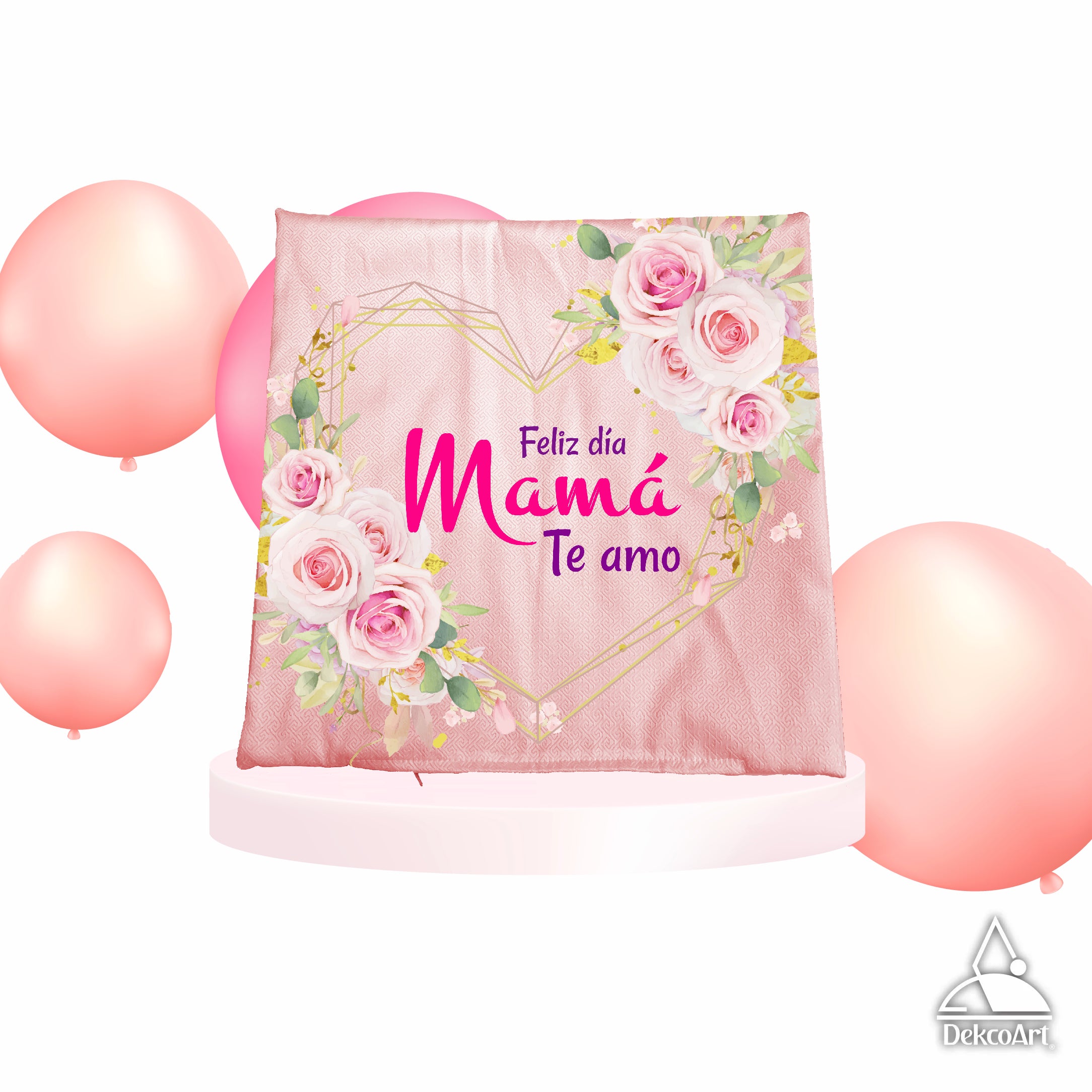 FUNDA DE COJÍN LOVE MOM