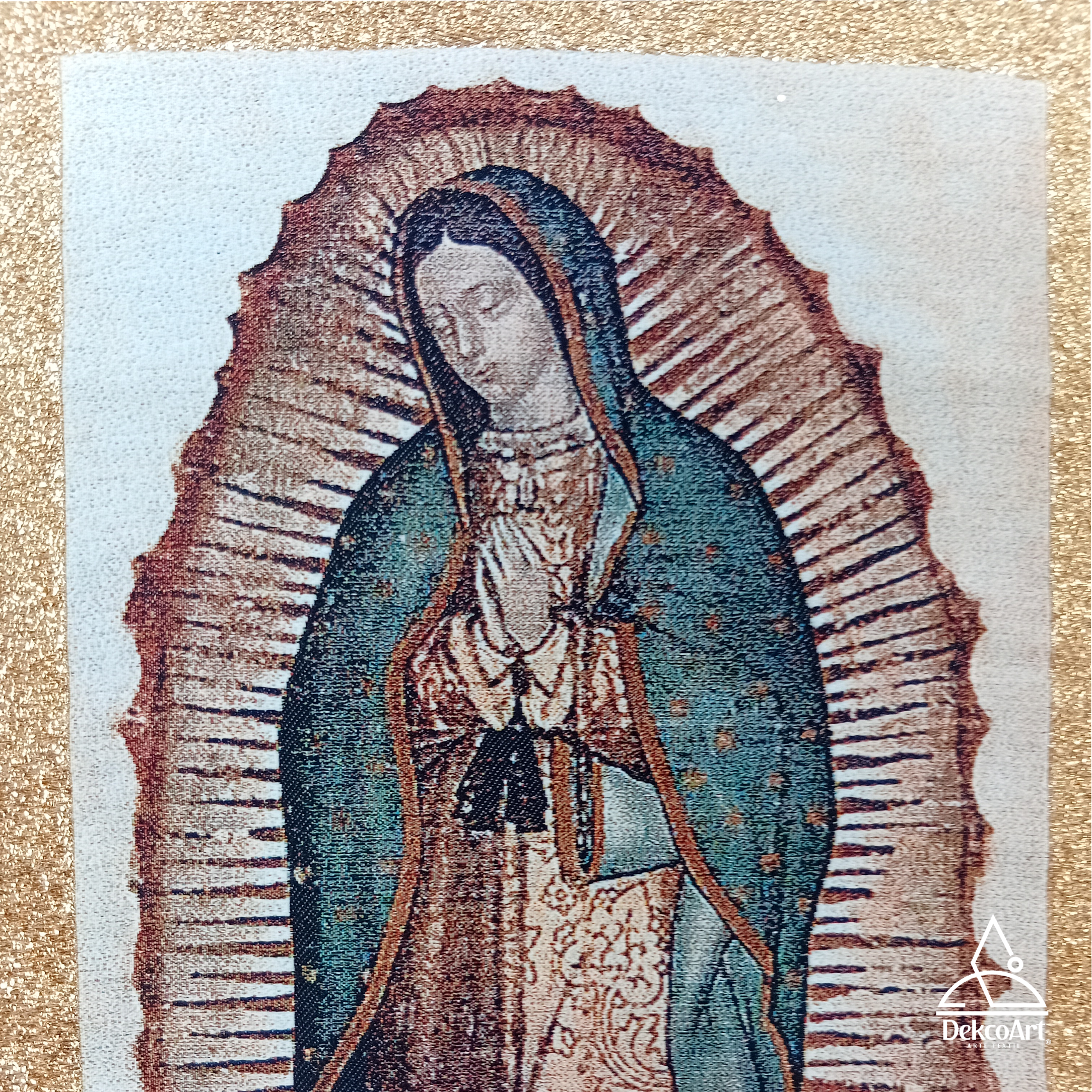 LIENZO VIRGEN DE GUADALUPE