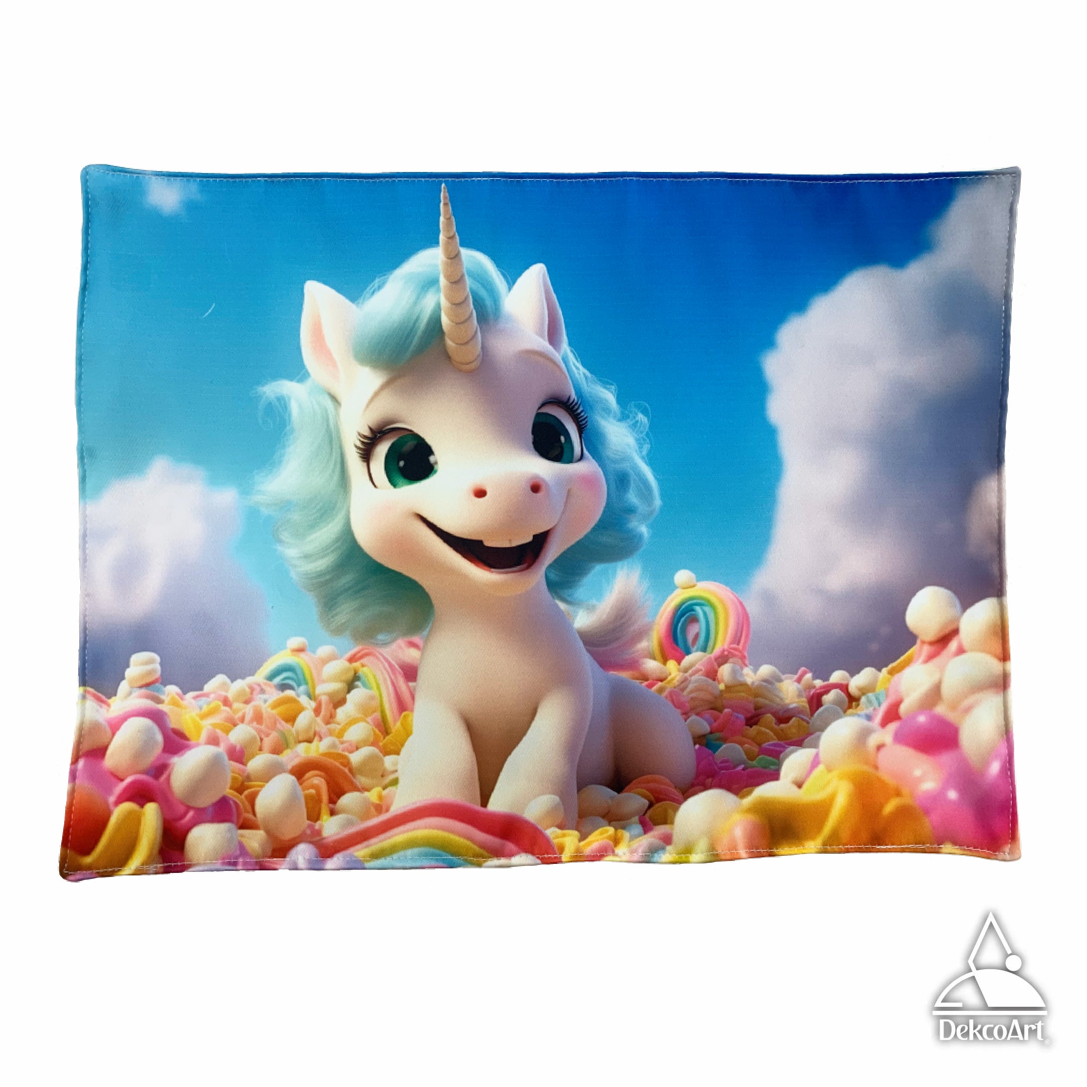 MANTEL INDIVIDUAL UNICORNIO