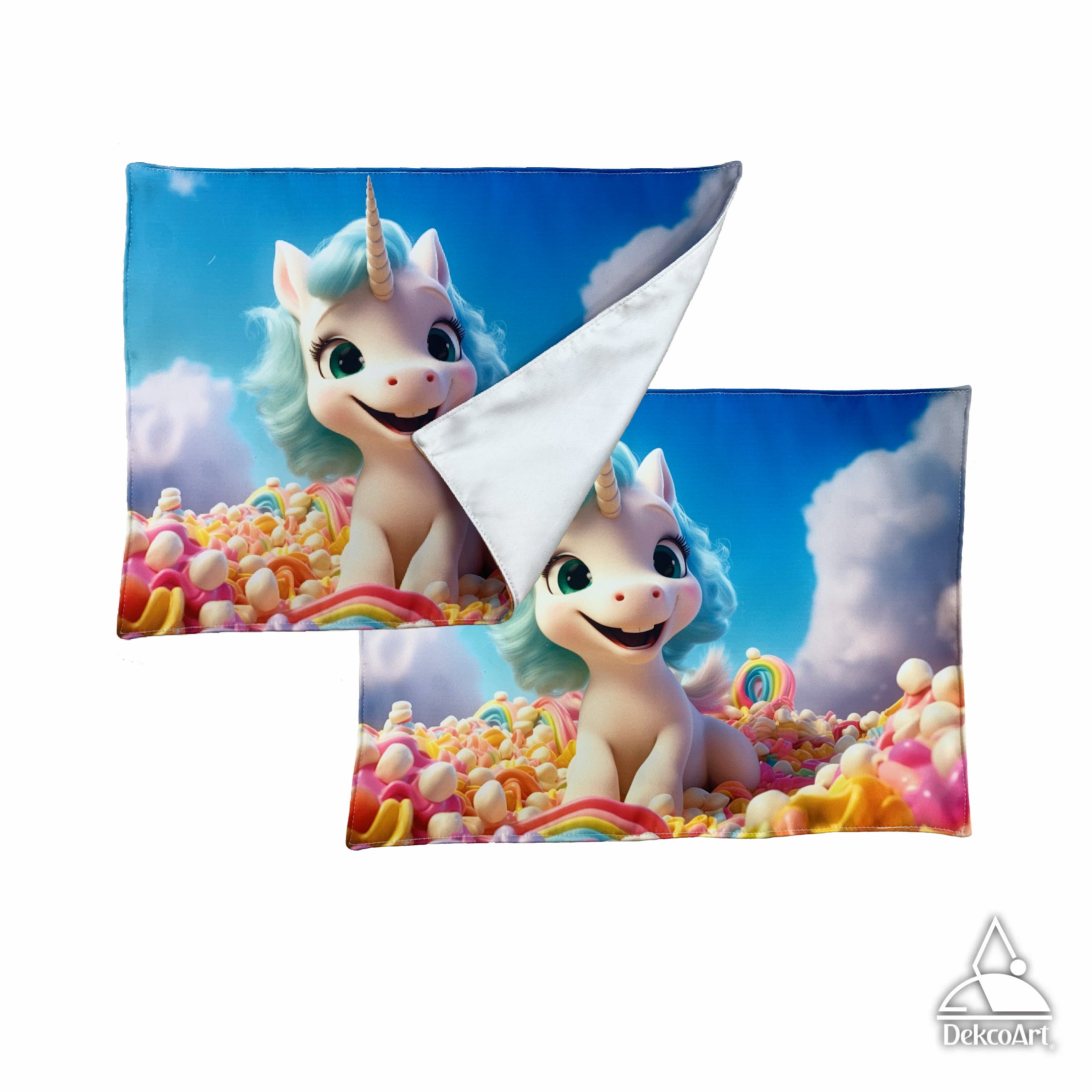 MANTEL INDIVIDUAL UNICORNIO