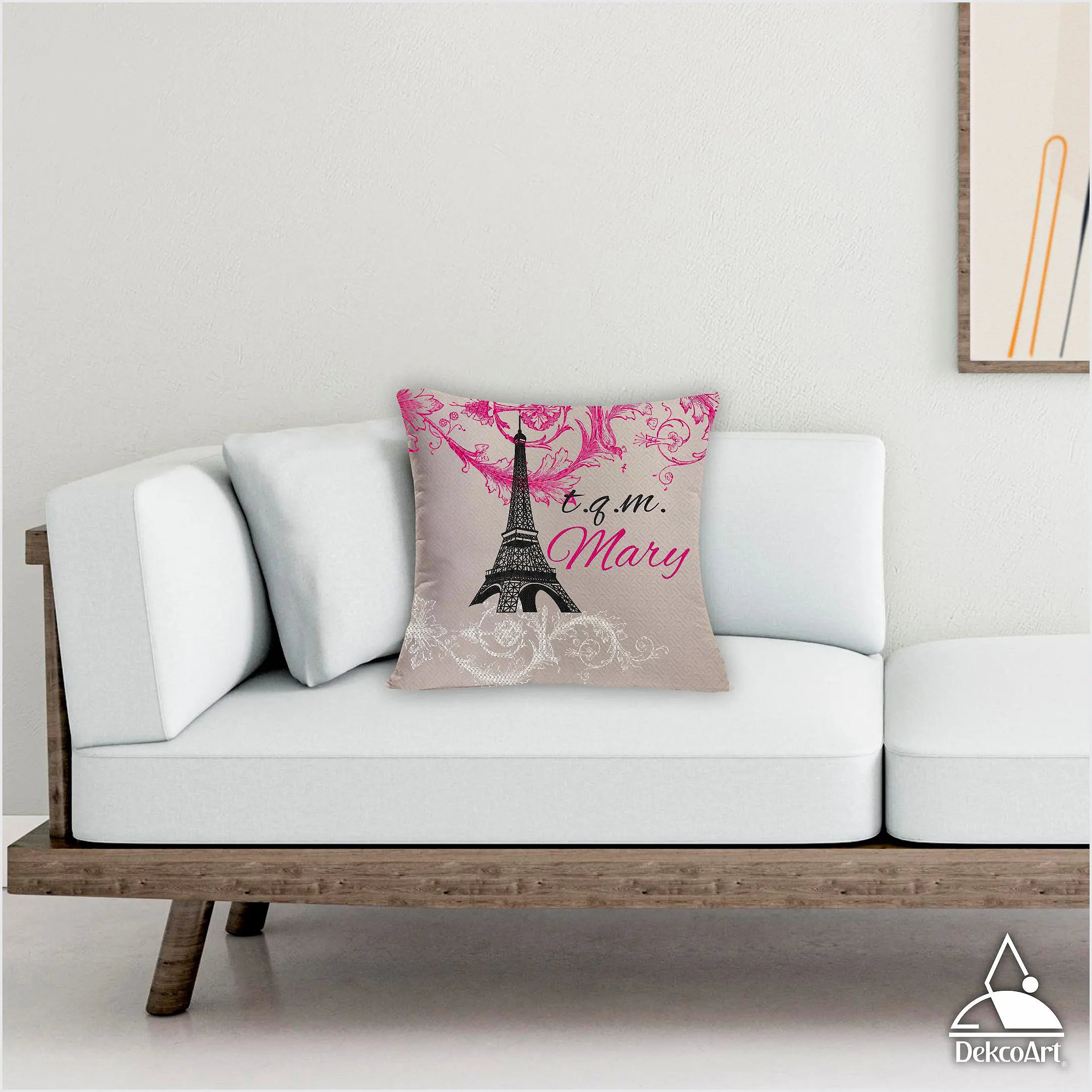 COJÍN TORRE EIFFEL LOVE